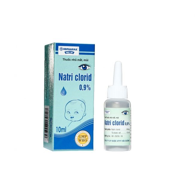 Natri clorid 0,9% (nhọn) Hộp 1 lọ x 10ml HDPHARMA