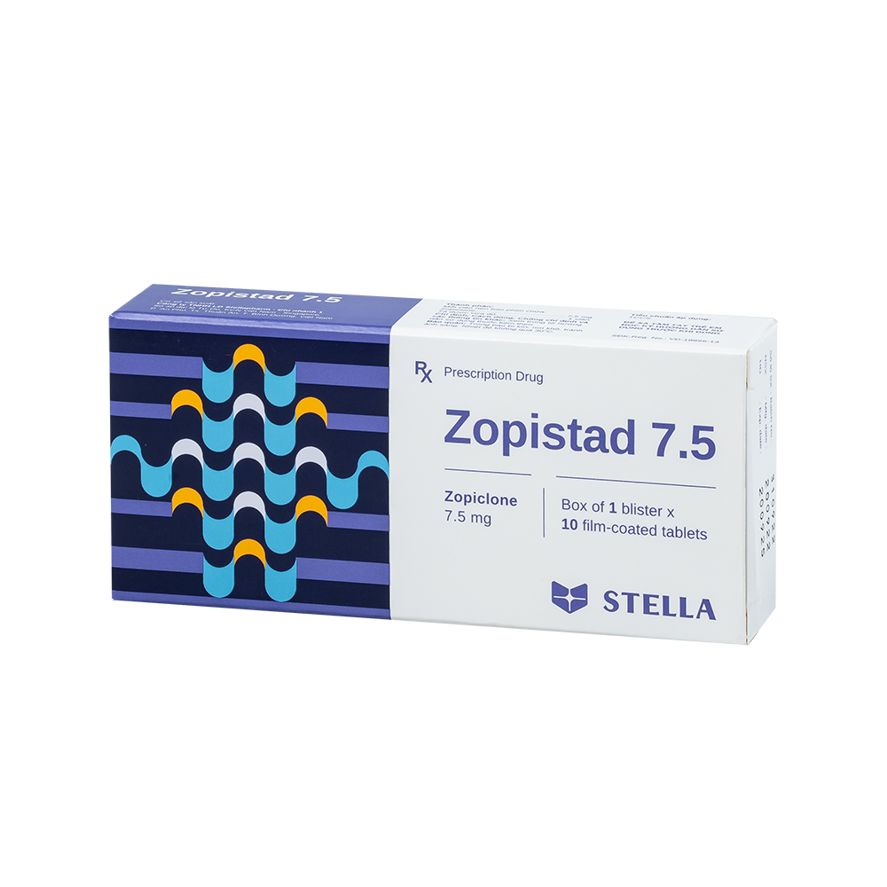 Zopistad 7.5 Hộp/10viên Stella | CEVPharma GHCH Kim cương - Vimedimex
