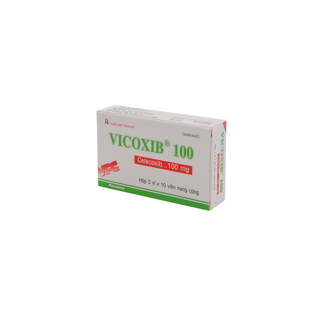 VICOXIB 100 Hộp 3 vỉ x 10 viên Dược Cửu Long