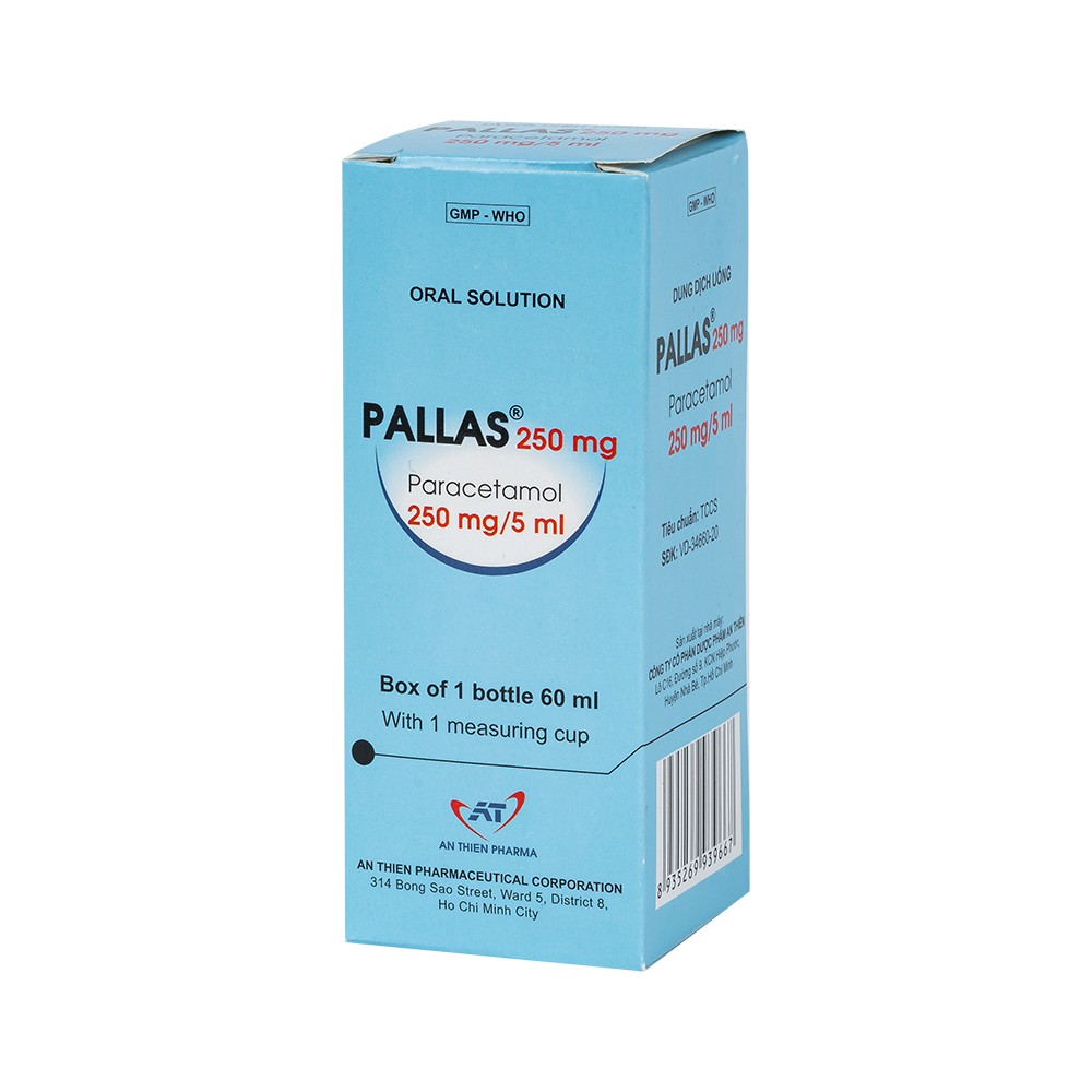 PALLAS 250 mg Hộp 1 chai 60 ml