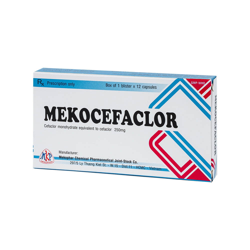 MEKOCEFACLOR (250mg H/12 VNA) | CEVPharma GHCH Kim cương - Vimedimex